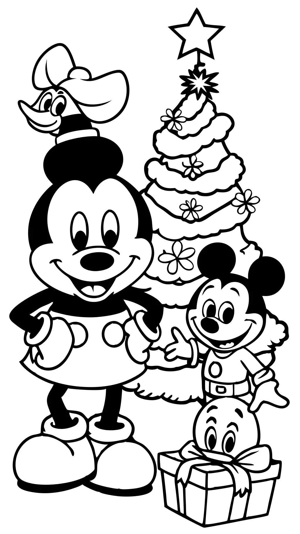 coloriages Disney Noël